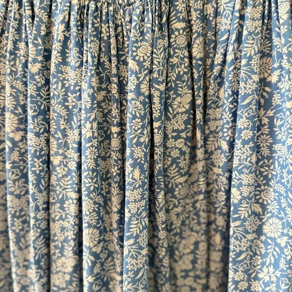 Doen Blue Floral Maxi Dress -S - Picture 8 of 9